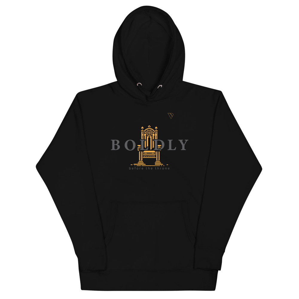 Boldly Before the Throne Premium unisex hoodie