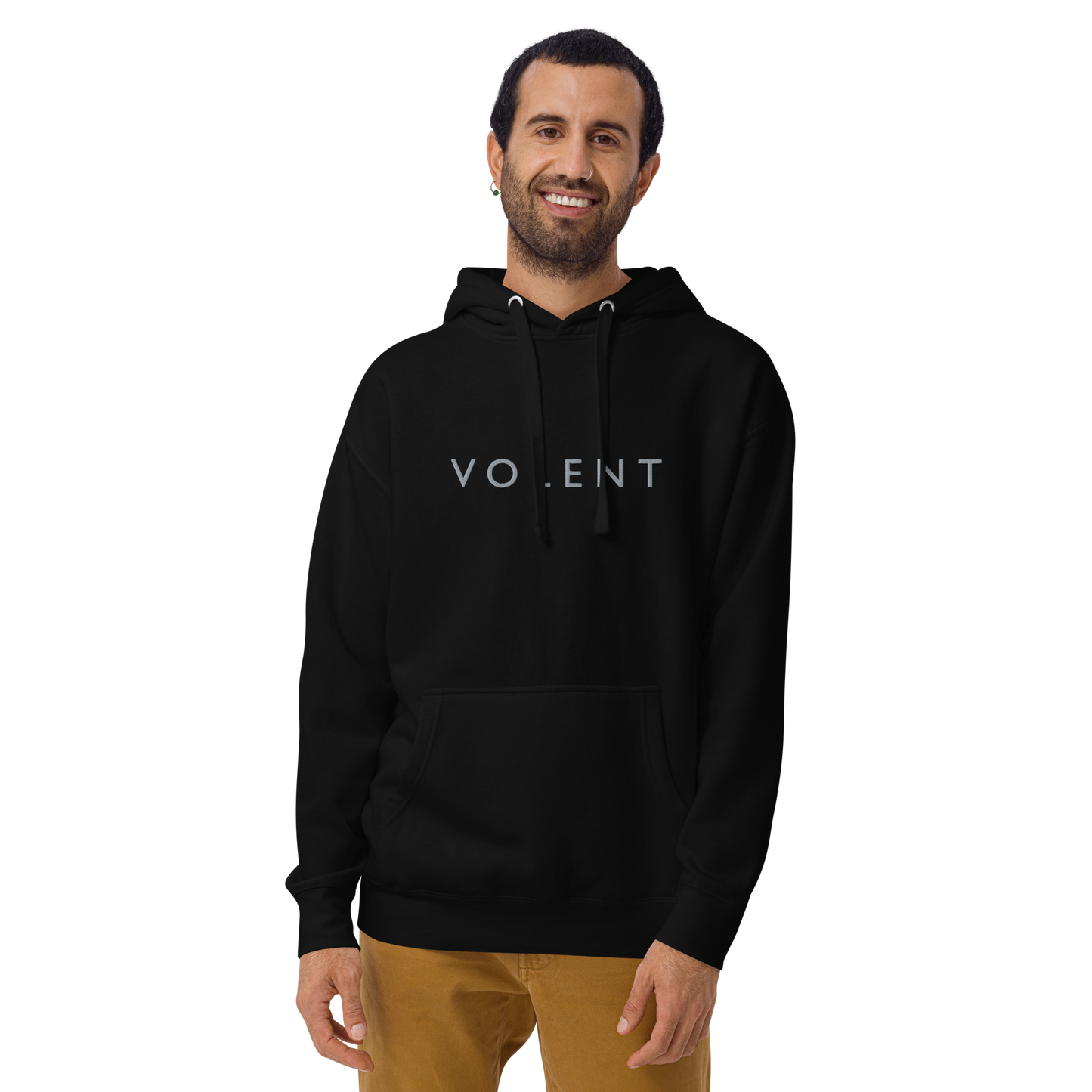 Volent Embroidered Premium unisex hoodie