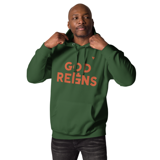 God Reigns Premium unisex hoodie