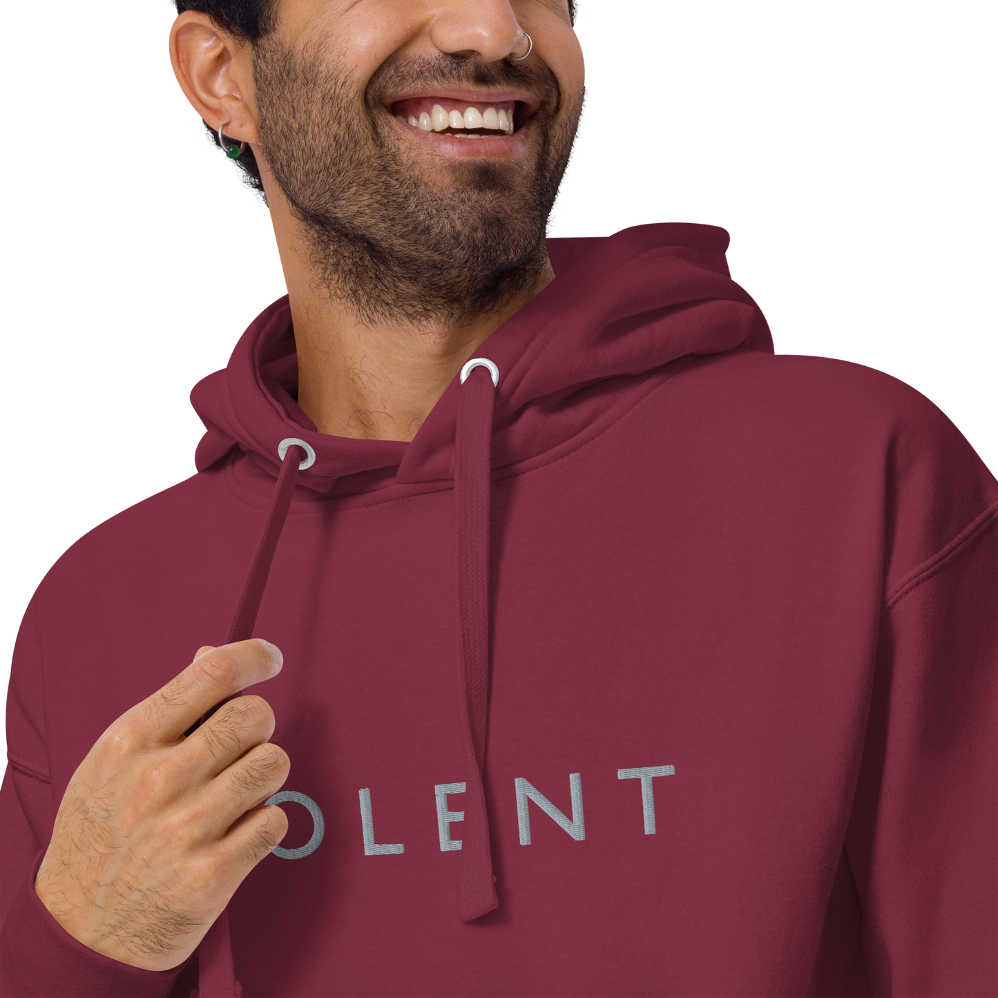 Volent Embroidered Premium unisex hoodie