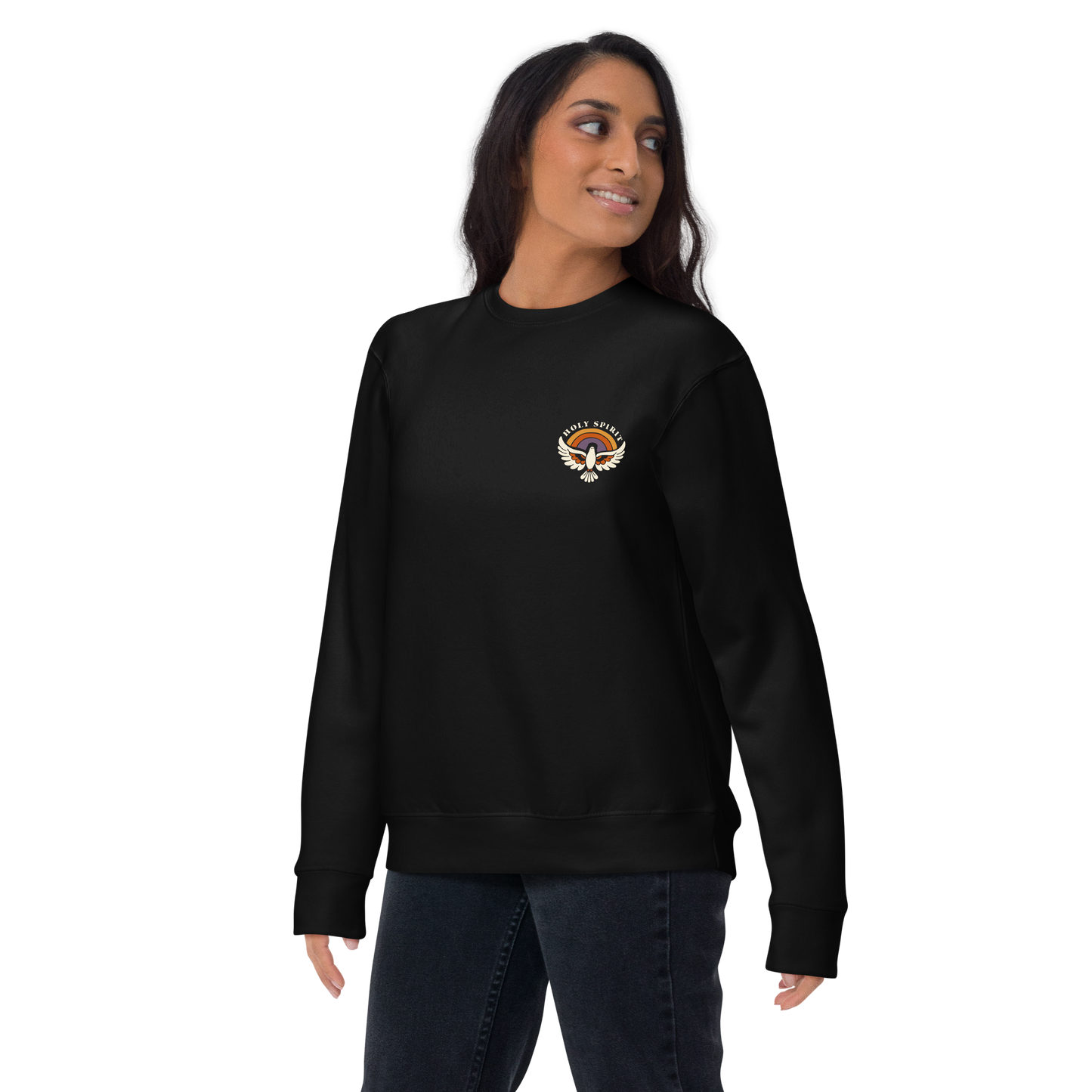 God Is Here Unisex Premium Sweatshirt