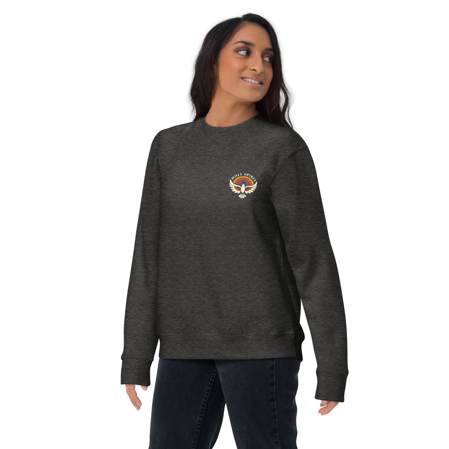 God Is Here Unisex Premium Sweatshirt